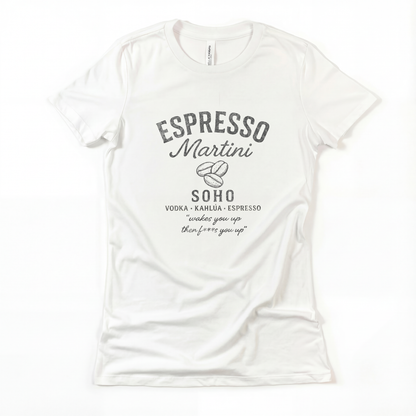Espresso Martini  — Women's Cut Fitted Tee