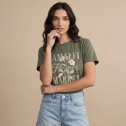 Amalfi Flower Market - Bella Canvas Super Soft T Shirt