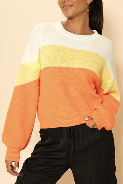 Candy Corn Halloween Sweater