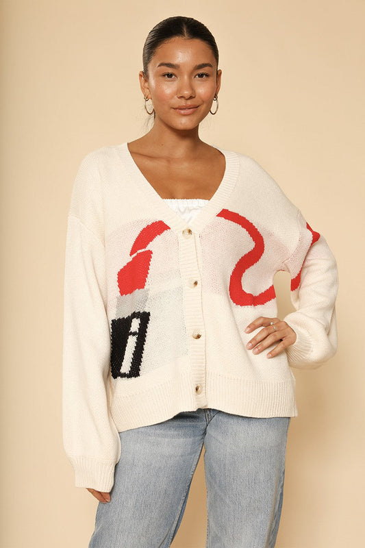 Lipstick Cardigan