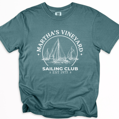 Martha's Vineyard Sailing Club -  Comfort Colors Relaxed Fit Premium T Shirt