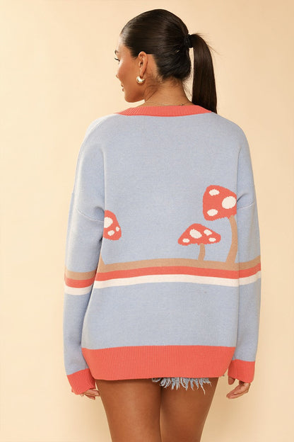 Mushroom Cardigan