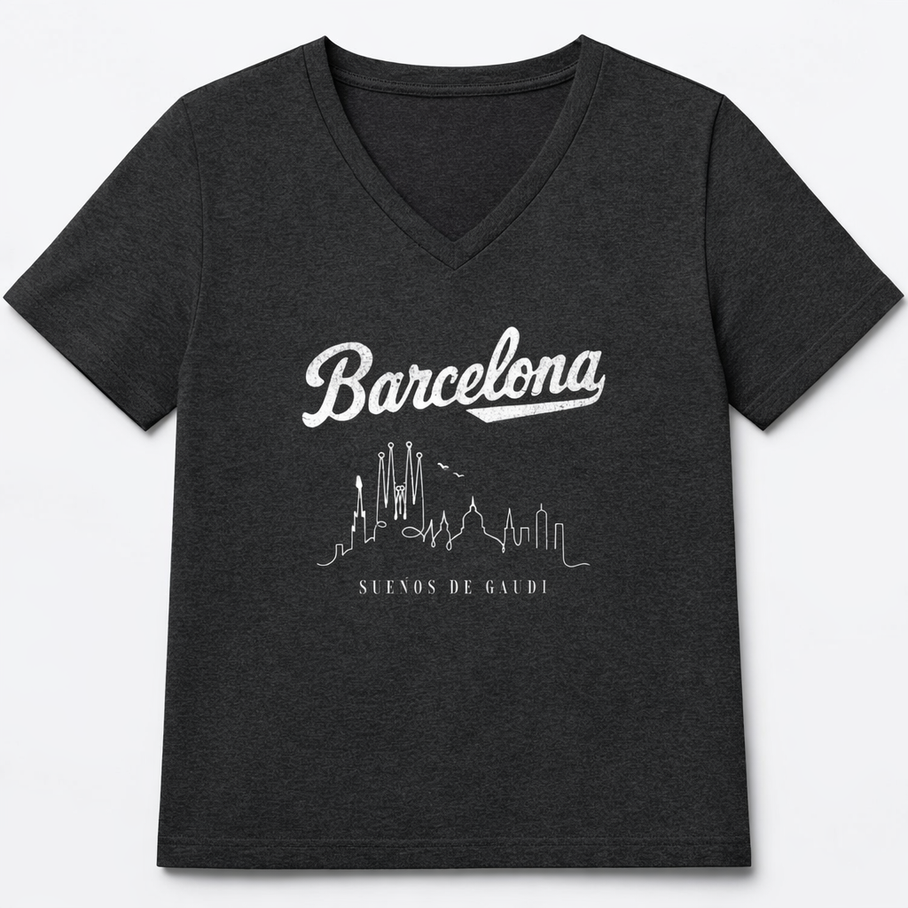 Barcelona, Dreams Of Gaudi - Super Soft V Neck