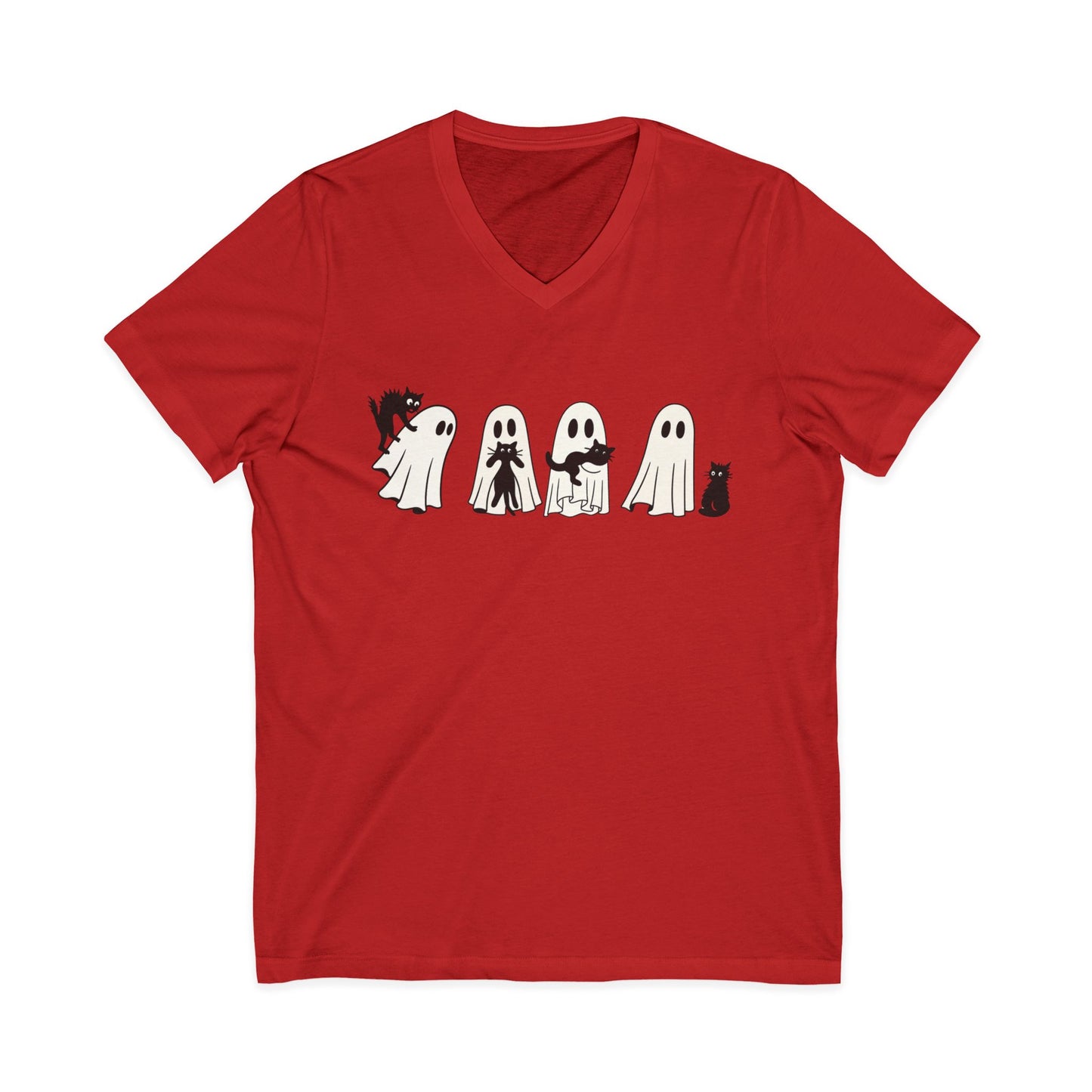 Scaredy Cats - Short Sleeve V Neck
