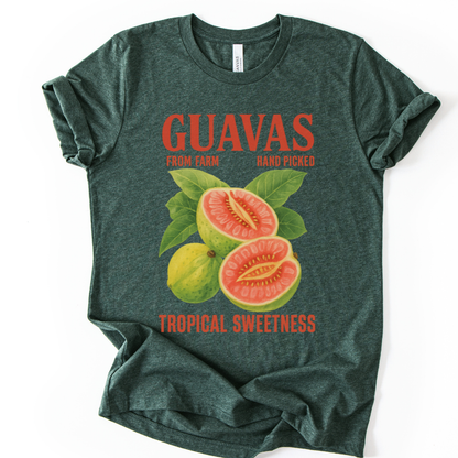 Guavas Tropical Sweetness Tee - Bella Canvas Super Soft T Shirt