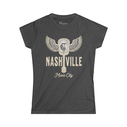 Nashville Music City  - Women's Cut Fitted Tee