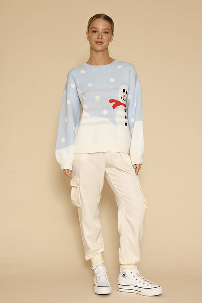 Snow Day Knit Sweater