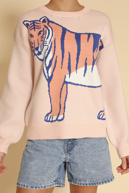 Tiger Knit Sweater
