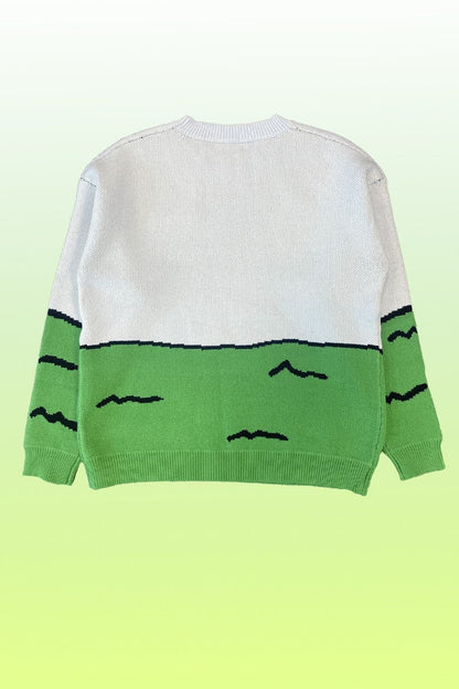 Elephant Safari Knit Sweater