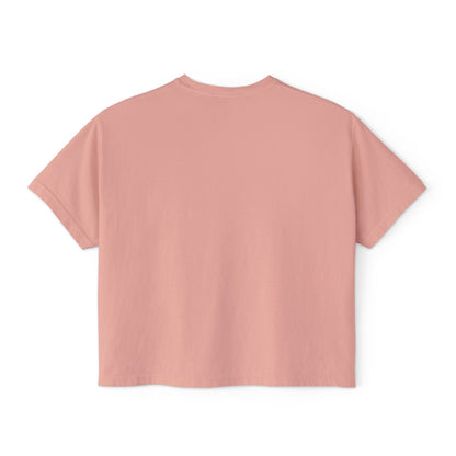 Nantucket Flower Market - Comfort Colors Boxy Cropped Tee
