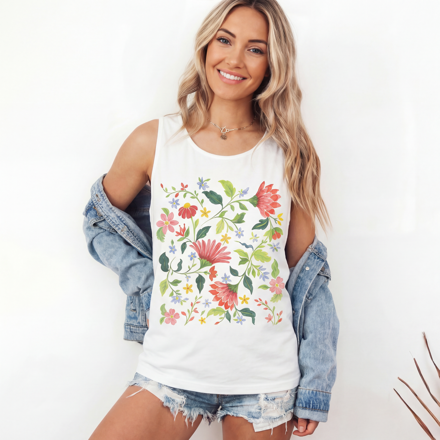 Botanical Bliss - Comfort Colors Premium Tank Top