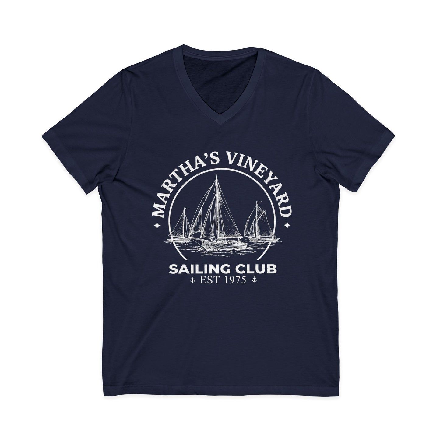 Martha's Vineyard Sailing Club - Short Sleeve V Neck