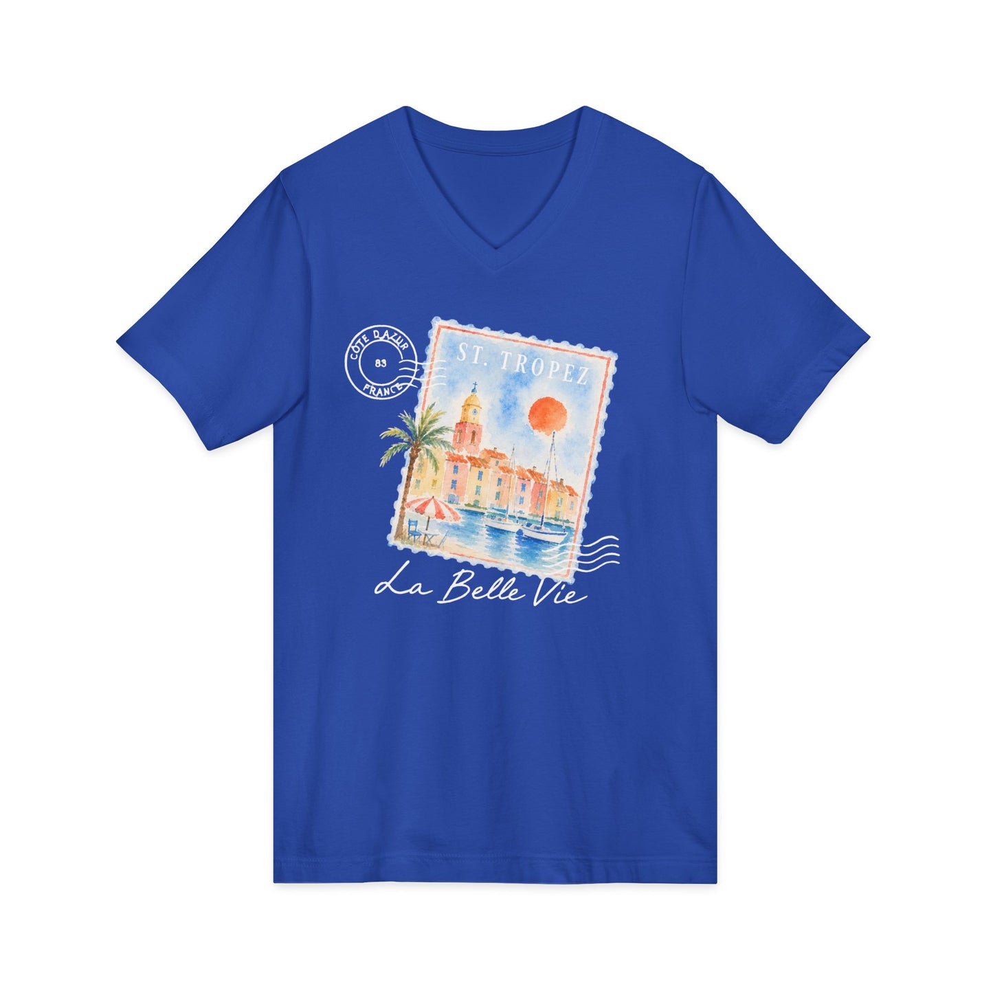 St Tropez - Short Sleeve V Neck