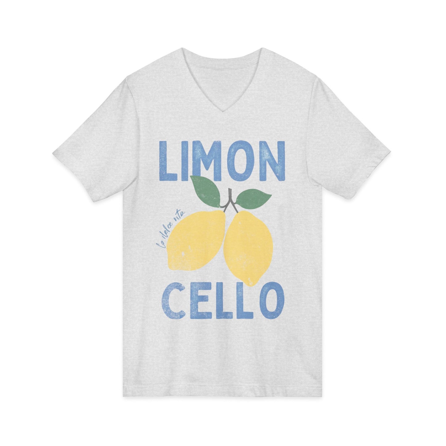 Limon Cello, Vintage Tee - Short Sleeve V Neck