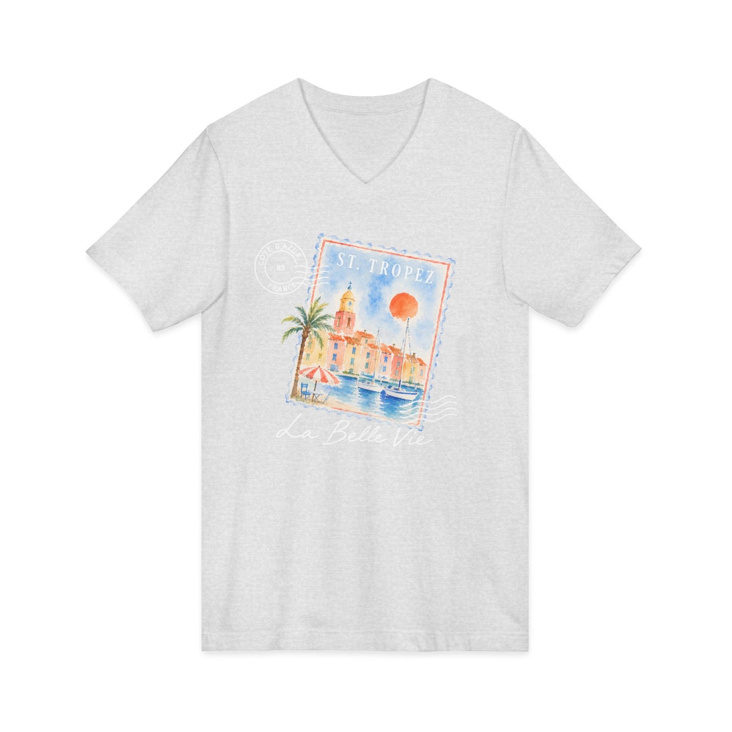 St Tropez - Short Sleeve V Neck