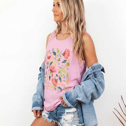 Botanical Bliss - Comfort Colors Premium Tank Top
