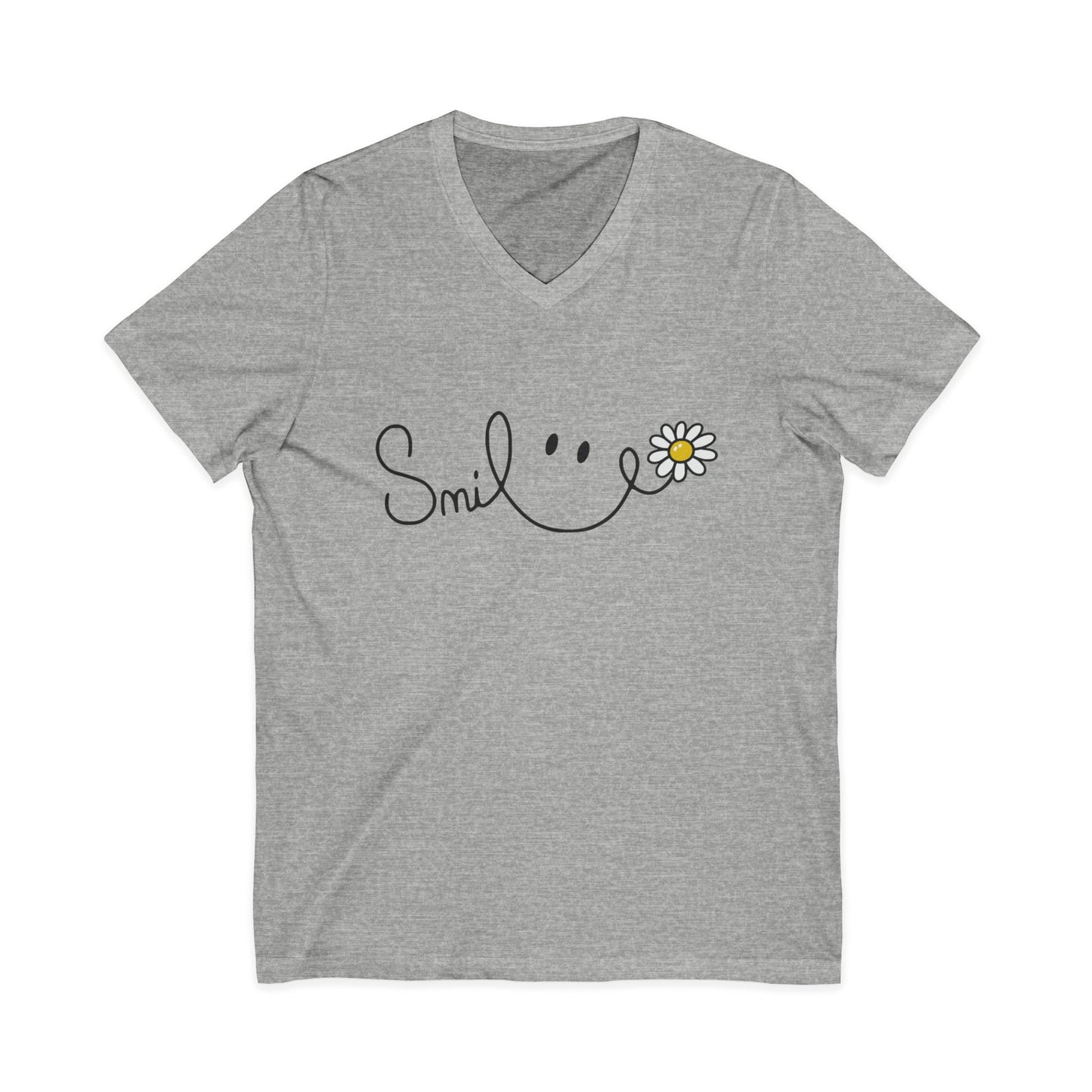 Smile - Short Sleeve V Neck
