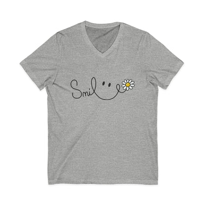 Smile - Short Sleeve V Neck