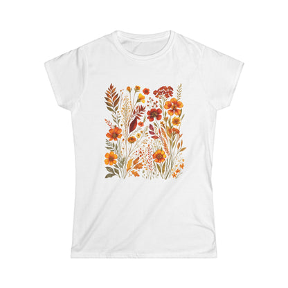 Autumn Floral - Women's Softstyle Tee