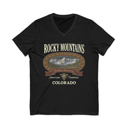 Rocky Mountains - Short Sleeve V Neck