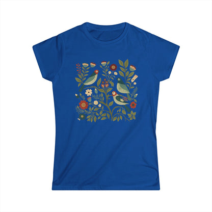 Folk Aviary - Women's Softstyle Tee