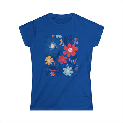 Floral Riot - Women's Softstyle Tee