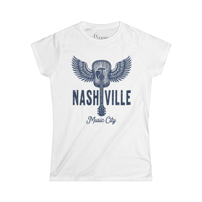 Nashville Music City  - Women's Cut Fitted Tee