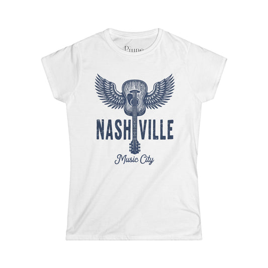 Nashville Music City  - Women's Cut Fitted Tee