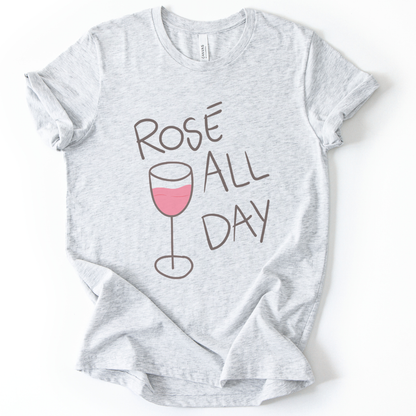 Rose All Day - Bella Canvas Super Soft Fitted T Shirt