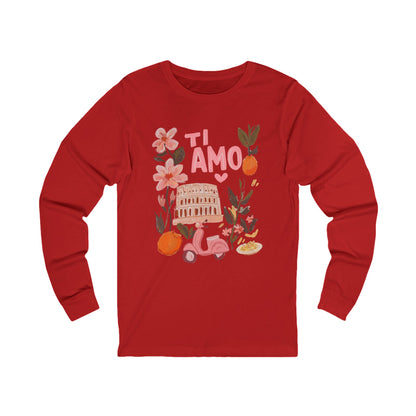 Ti Amo - Bella Canvas Super Soft Long Sleeve T Shirt