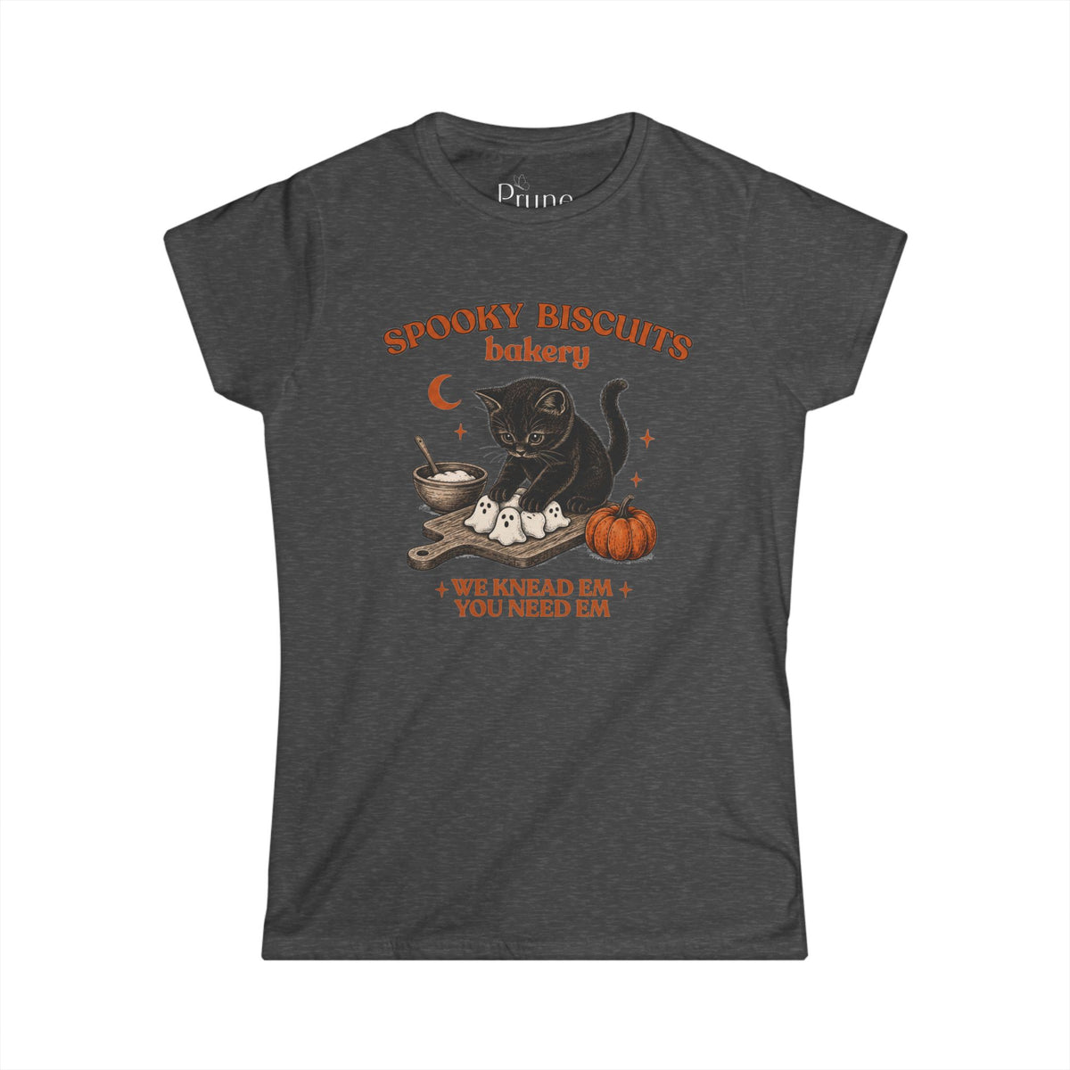 Spooky Biscuit Bakery - Women's Cut Fitted Tee