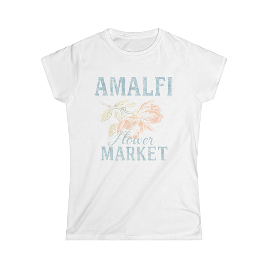 Amalfi Flower Market - Women's Softstyle Tee