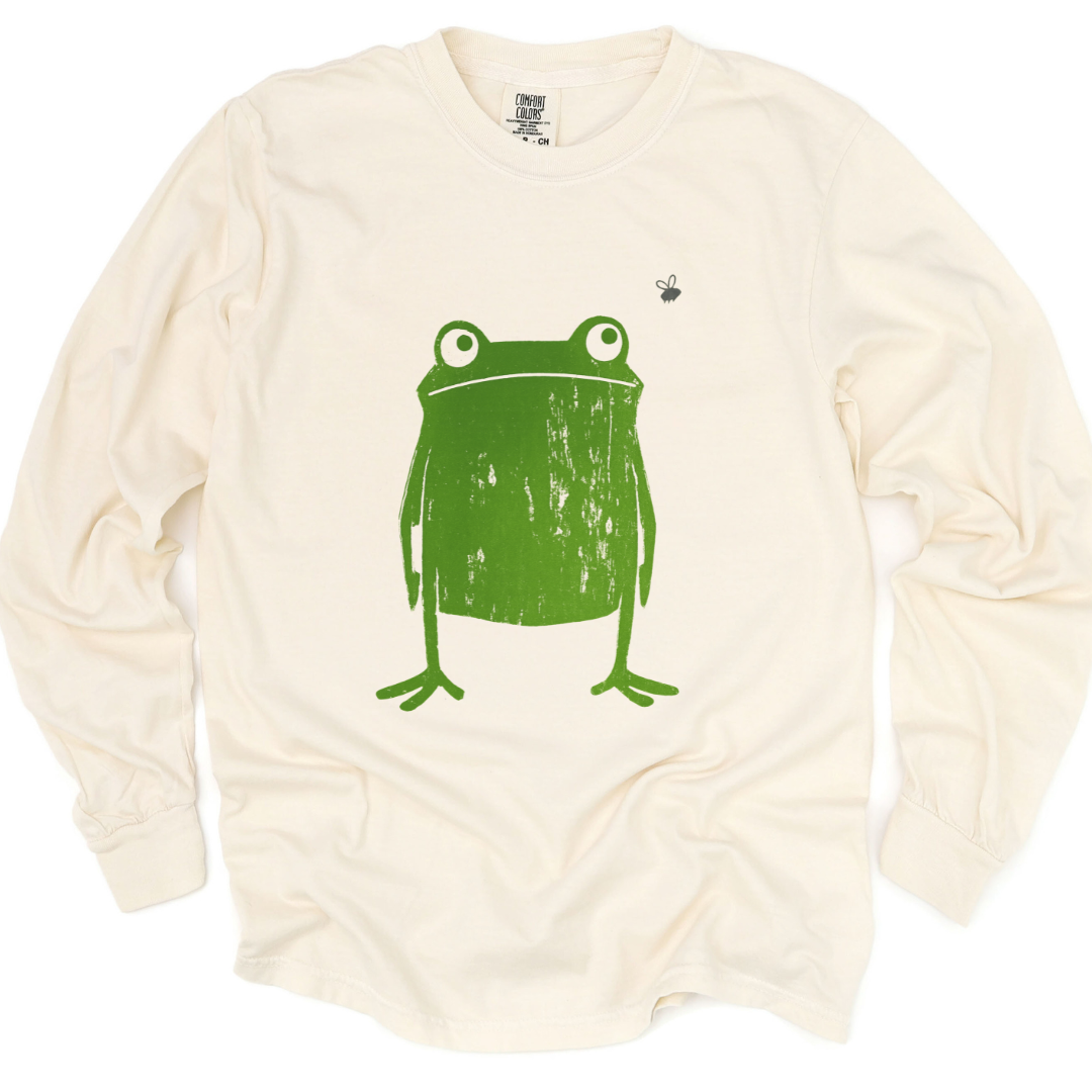 Frog - Comfort Colors Premium Long Sleeve T Shirt