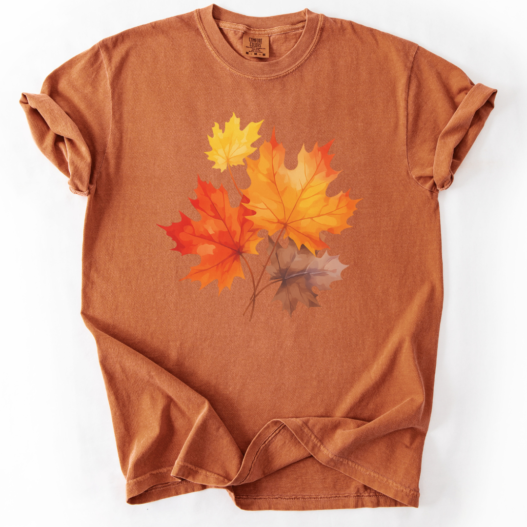Autumn Leaves -  Comfort Colors Relaxed Fit Premium T Shirt