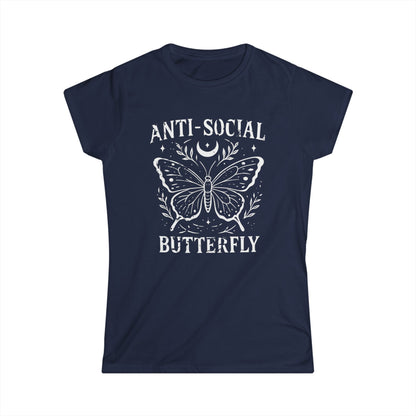 Anti-Social Butterfly - Women's Softstyle Tee
