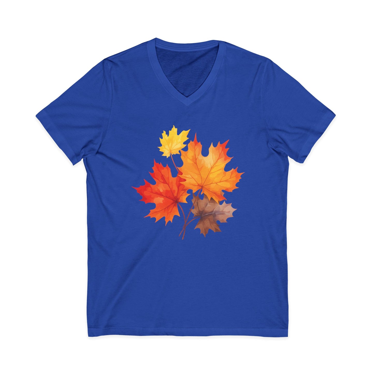 Autumn Leaves - Short Sleeve V Neck