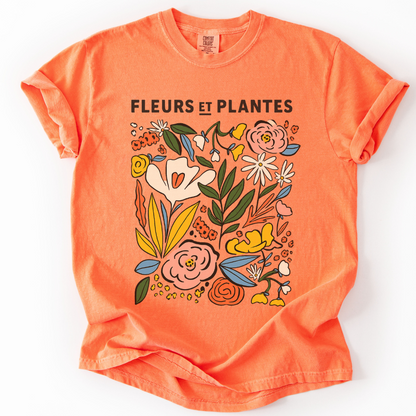 Fleurs Et Plantes -  Comfort Colors Relaxed Fit Premium T Shirt