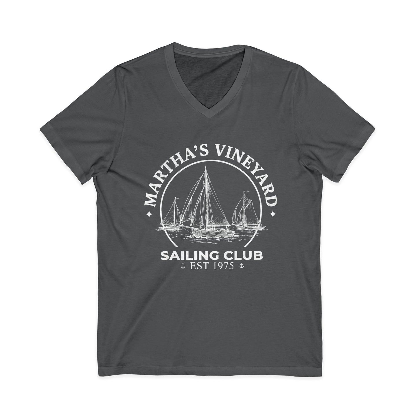 Martha's Vineyard Sailing Club - Short Sleeve V Neck
