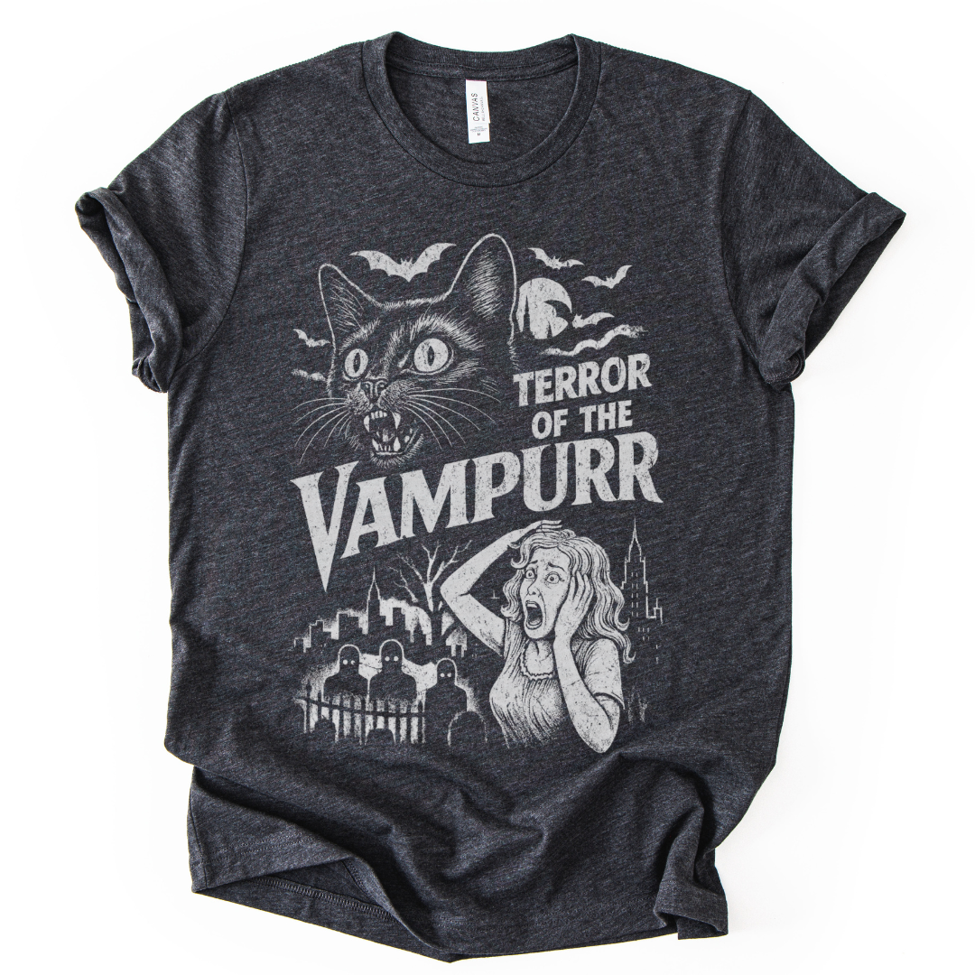Terror Of The Vampurr - Bella Canvas Super Soft Fitted T Shirt