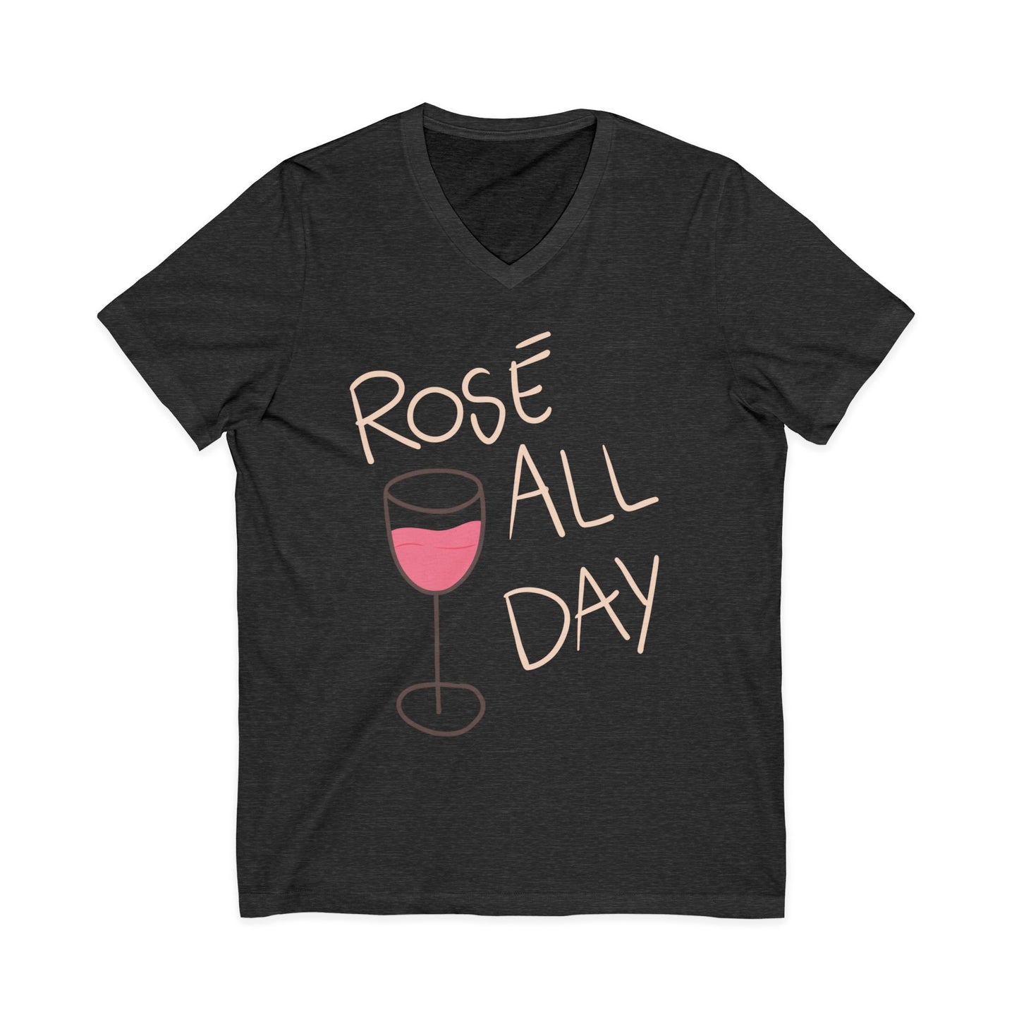 Rose All Day - Short Sleeve V Neck