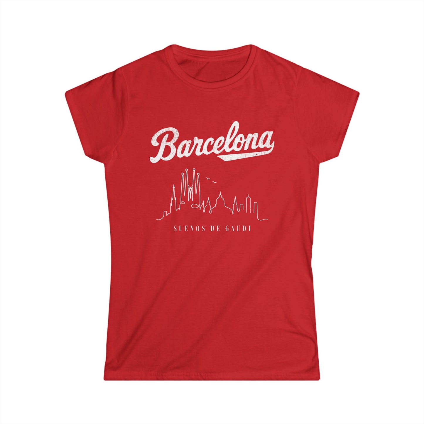 Barcelona, Dreams Of Gaudi - Women's Softstyle Tee