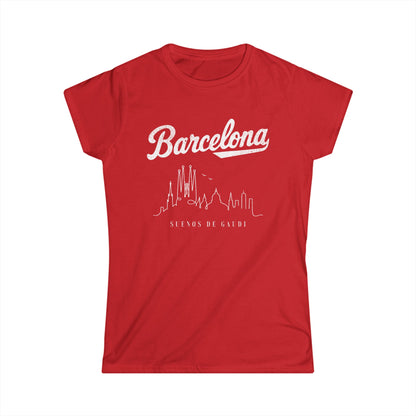 Barcelona, Dreams Of Gaudi - Women's Softstyle Tee