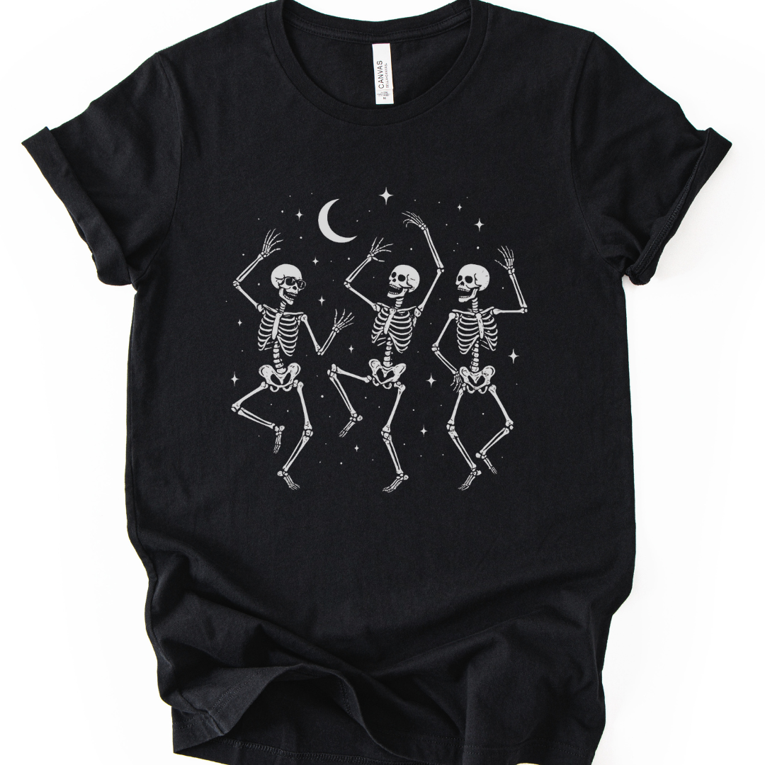 Midnight Bones & Boogie- Bella Canvas Super Soft Fitted T Shirt