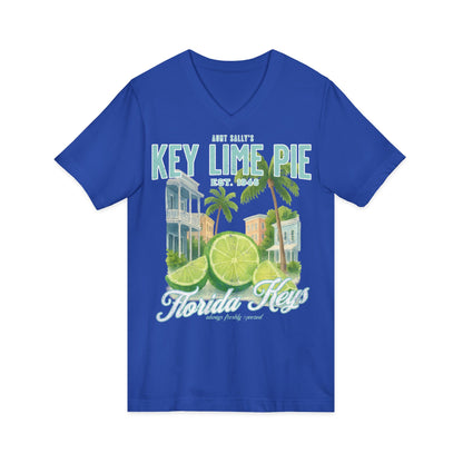 Aunt Sally's Key Lime Pie  - Short Sleeve V Neck