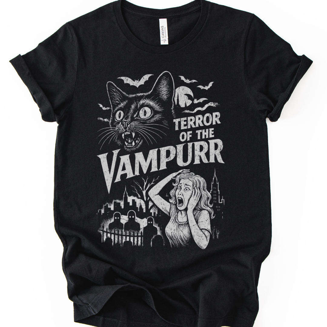 Terror Of The Vampurr - Bella Canvas Super Soft Fitted T Shirt