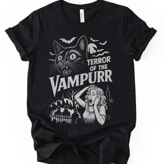Terror Of The Vampurr - Bella Canvas Super Soft Fitted T Shirt