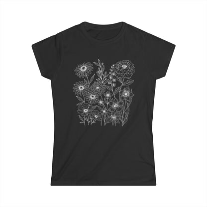 Petal Cartography - Women's Softstyle Tee