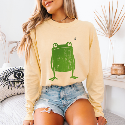 Frog - Comfort Colors Premium Long Sleeve T Shirt