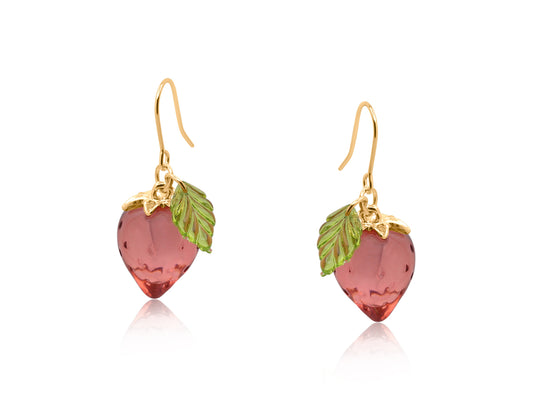 Yagoda Strawberry Drop Earrings
