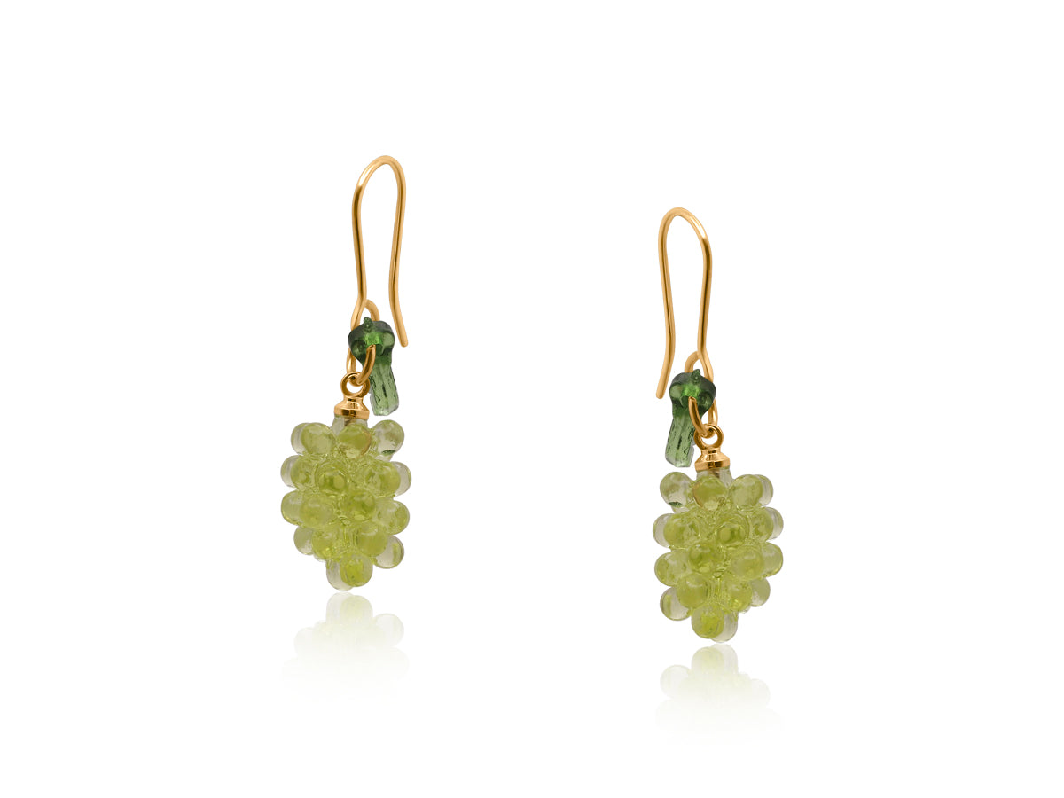 Dionysus Bunch Of Grapes Dangle Earrings